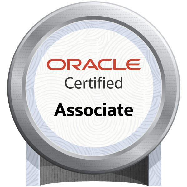 Oracle Certified Associate badge